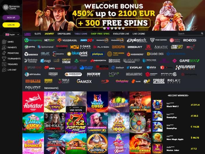 BonanzaGame Casino - Doskonałe miejsce dla graczy online